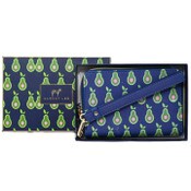 Wholesale - *OUTSIDE OF CA* SMALL PEAR PRINT ZIPPER WALLET IN GIFT BOX, UPC: 4890808260388